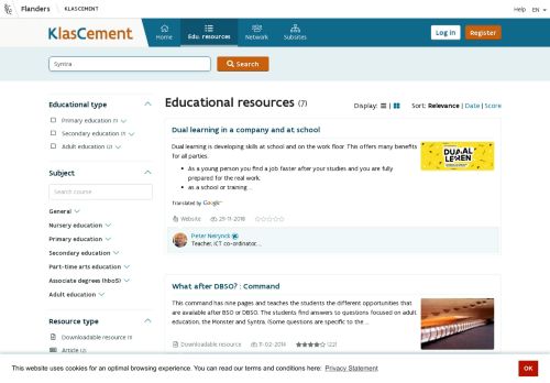 
                            13. Syntra - Search - Educational resources - KlasCement