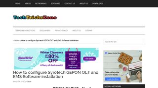 
                            3. SyRoTech GEPON OLT Configuration and EMS software installation