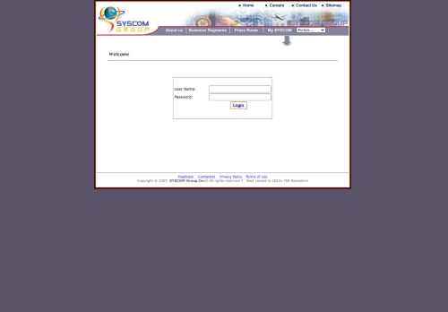 
                            8. SYSCOM - Login