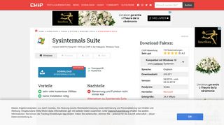 
                            4. Sysinternals Suite Download – kostenlos – CHIP