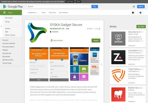 
                            5. SYSKA Gadget Secure - Apps on Google Play