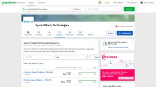 
                            10. Sysnet Global Technologies Salaries | Glassdoor.co.in