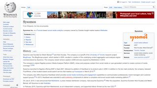 
                            2. Sysomos - Wikipedia