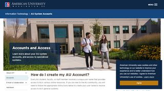 
                            8. System Accounts at American University | Office of Information ...
