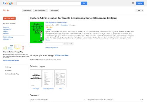 
                            13. System Administration for Oracle E-Business Suite (Classroom Edition)
