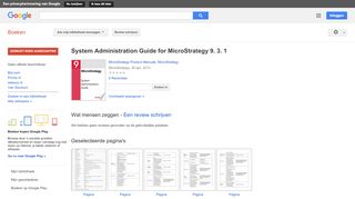 
                            11. System Administration Guide for MicroStrategy 9. 3. 1