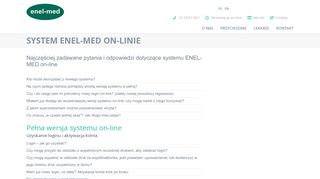 
                            4. System ENEL-MED on-linie | Centrum medyczne ENEL-MED