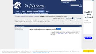 
                            2. System: [gelöst] cmd.exe kann nicht aufgerufen werden - Dr. Windows