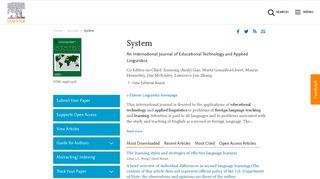
                            6. System - Journal - Elsevier