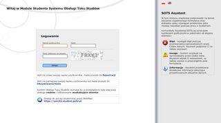 
                            6. System Obsługi Toku Studiów - Moduł Studenta