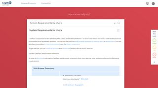
                            5. System Requirements for Users - LogMeIn Support - LogMeIn, Inc.