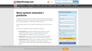 
                            3. System statusów i punktów - PokerStrategy (PL)