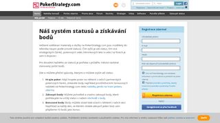 
                            3. Systém statusů a získávání bodů - PokerStrategy.com