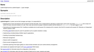 
                            1. systemd-logind.service - Freedesktop.org