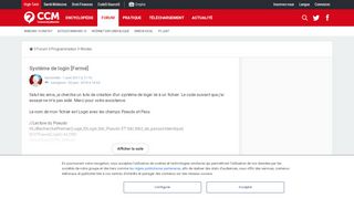 
                            10. Système de login - Comment Ça Marche