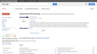 
                            4. Systemisches E-Learning: ein theoretisches Modell für die Gestaltung ...