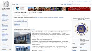 
                            9. Systems Plus College Foundation - Wikipedia