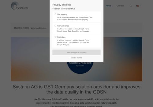 
                            13. Systrion AG is GS1 Germany Solution Provider and improves the ...
