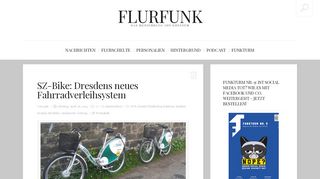 
                            10. SZ-Bike: Dresdens neues Fahrradverleihsystem - Flurfunk Dresden