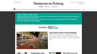 
                            1. SZ Plus: Alle SZ-Plus-Artikel der Süddeutschen Zeitung