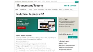 
                            6. SZ Plus: Die digitale Süddeutsche Zeitung