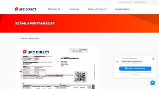 
                            9. Számlakivonat - UPC Direct