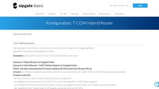 
                            8. T-COM Hybrid Router - Konfigurationsanleitung für Ihr Telefon ...