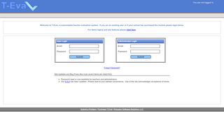 
                            6. T-Eval - Teacher and Principal Evaluation Software