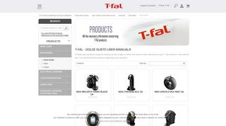 
                            13. T-fal - Dolce Gusto user manuals