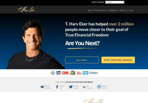 
                            3. T. Harv Eker: Welcome to HarvEker.com