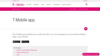 
                            8. T-Mobile app | T-Mobile Support