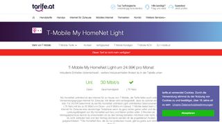 
                            12. T-Mobile My HomeNet Light Details & Preise - tarife.at