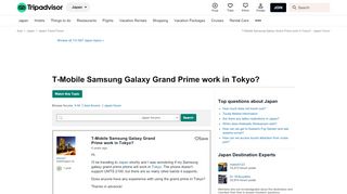 
                            9. T-Mobile Samsung Galaxy Grand Prime work in Tokyo? - Japan Forum ...