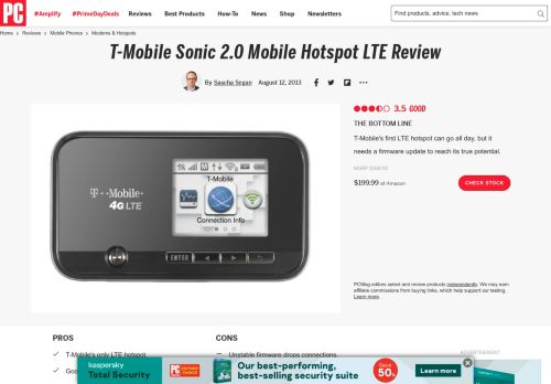 
                            12. T-Mobile Sonic 2.0 Mobile Hotspot LTE Review & Rating | PCMag.com