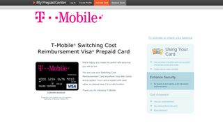 
                            7. T-Mobile ® Switching Cost Reimbursement Visa ® Prepaid Card ...