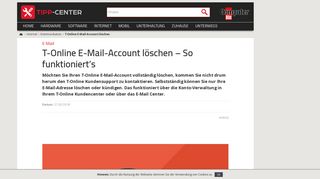 
                            1. T-Online E-Mail-Account löschen | TippCenter