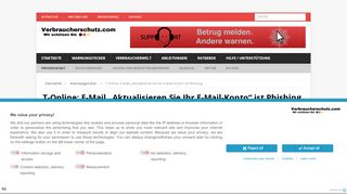 
                            7. T-Online E-Mail: Mail im Namen der Telekom ist Phishing-Nachricht