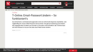 
                            8. T-Online E-Mail Passwort ändern | TippCenter