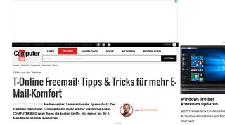 
                            11. T-Online Freemail: Die besten Tipps - COMPUTER BILD