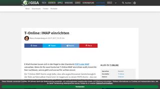 
                            9. T-Online: IMAP einrichten – GIGA
