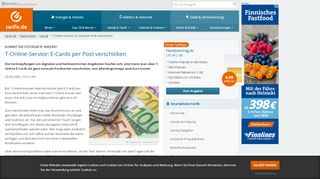 
                            9. T-Online-Service: E-Cards per Post verschicken - Tarife.de