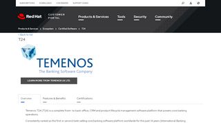 
                            12. T24 - Red Hat Certified Software - Red Hat Customer Portal