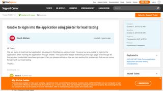 
                            4. T295716 - Unable to login into the application using Jmeter for load ...