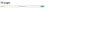
                            9. T3 Login - T3 Platform