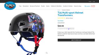 
                            10. T35 Multi-sport Helmet Transformers - Toyco