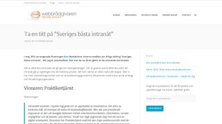
                            10. Ta en titt på ”Sveriges bästa intranät” | Blogg | Webbrådgivaren Fredrik ...