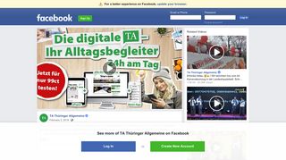 
                            9. TA Thüringer Allgemeine - Die neue digitale TA | Facebook