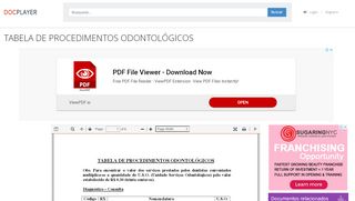 
                            6. tabela de procedimentos odontológicos - DocPlayer.com.br