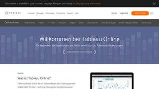 
                            11. Tableau Online-Admin | Tableau Software