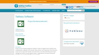 
                            6. Tableau Software | Stifter-helfen.ch - IT for Nonprofits - Stifter-helfen.at